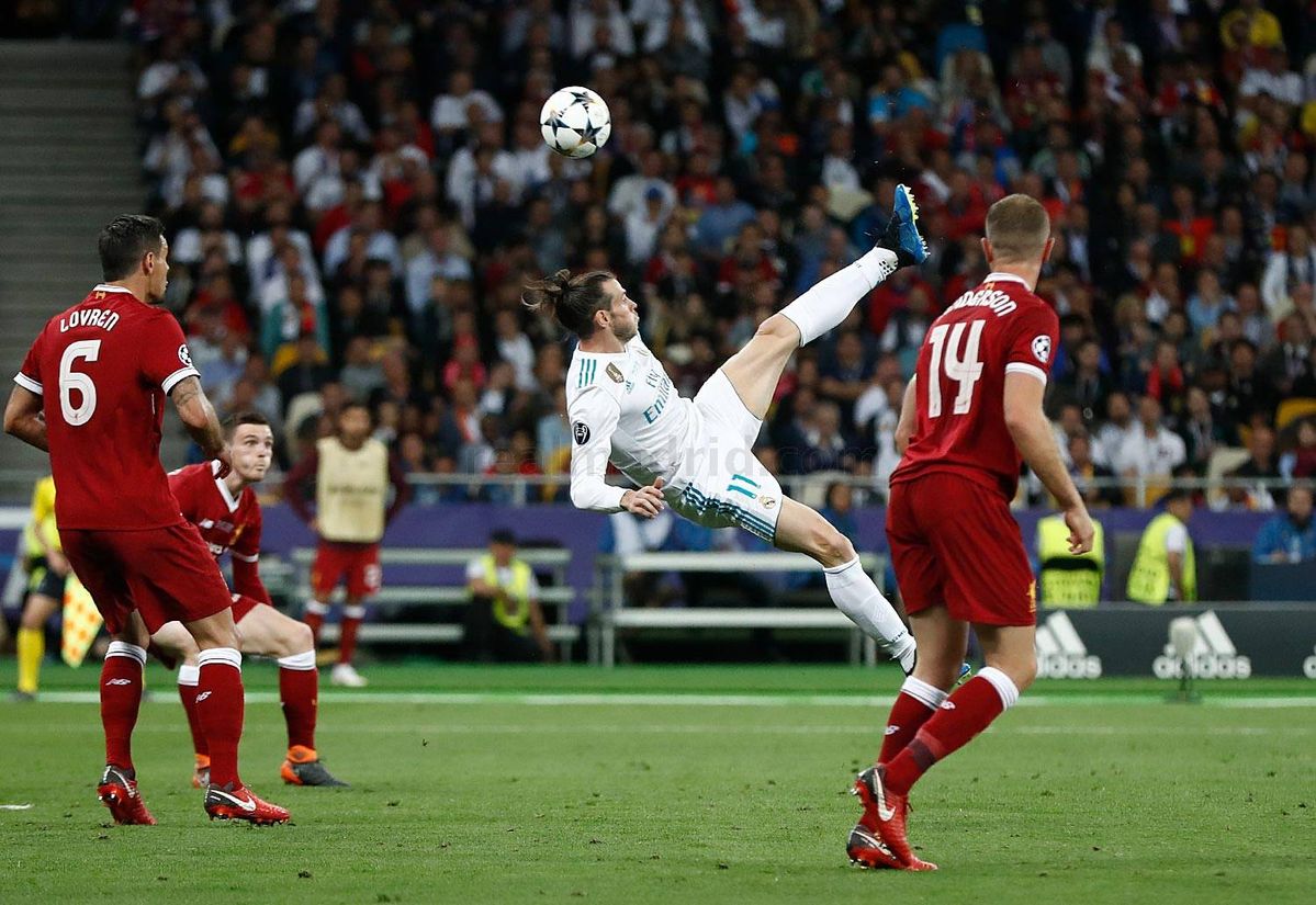 Gareth Bale scored an iconic bicycle kick goal , 2018