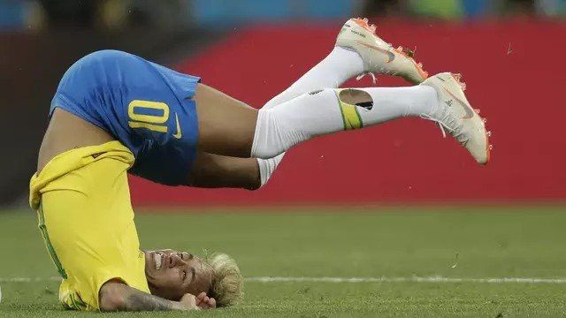 Neymar's diving, 2018