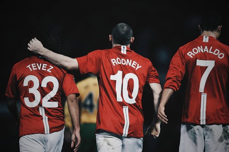 Tevez, Rooney, Ronaldo Trio, 2008