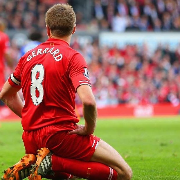 Steven Gerrard Slip, 2014